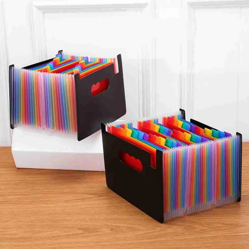 

Various specifications A4 file vertical accordion bag extension folder waterproof storage bag business office stationery
