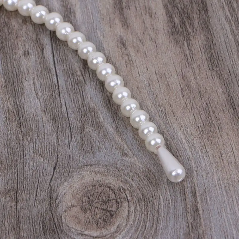 Женский обруч для волос с жемчугом элегантный в Корейском стиле свадебный