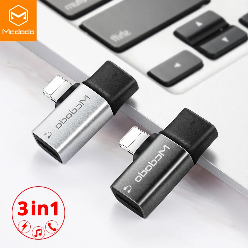 Mcdodo Audio Aux Adapter For iPhone Xs Max Xr X 8 7 Earphone Headphone Connector OTG Cable For Dual Lightning Splitter Converter
Mcdodo Audio Aux Adapter For iPhone Xs Max Xr X 8 7 Earphone Headphone Connector OTG Cable For Dual Lightning Splitter Converter