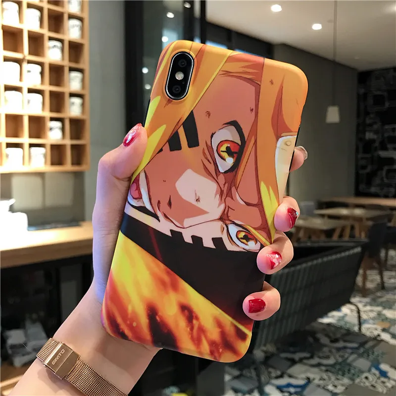 Японский аниме Наруто Чехол для iPhone 8 7 6 6s Plus X XS Чехлы max xr Силиконовый ТПУ чехол 11