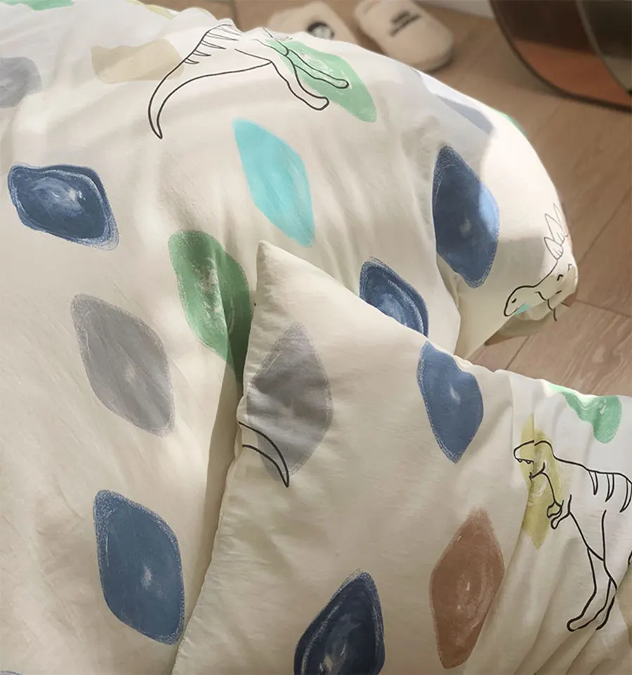 

Cute cartoon dinosaur bedding set kid teen boy,unusual cotton twin full queen home textile bed sheet pillow case duvet cover