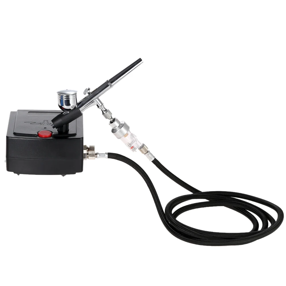 Kit 0.3mm Airbrush Spray Gun For Nail Airbrush Model Cake Car Fish Shoes Painting