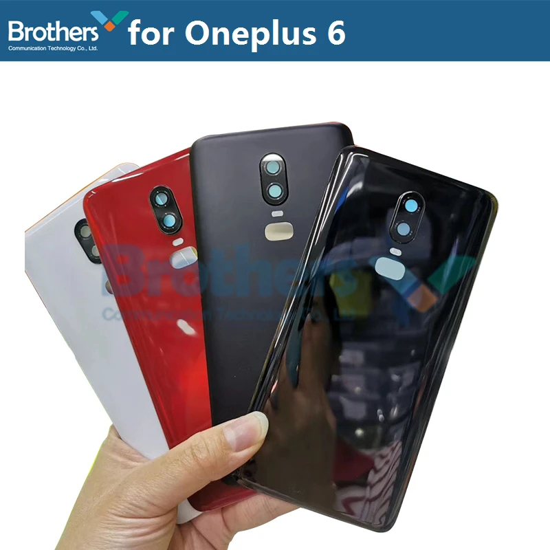 Оригинальный корпус батарейного отсека для Oneplus 6 6T задняя крышка замена корпуса