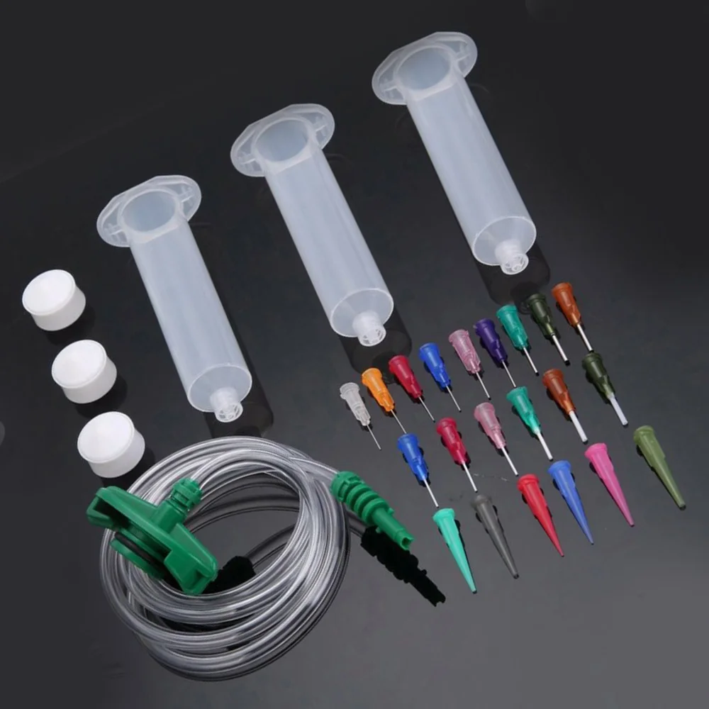 30CC баррель адаптер шприц иглы SMT SMD PCB паяльная паста клей жидкий диспенсер выбор