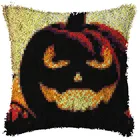 Крюк с защелкой ковер Наборы подушки ковровое покрытие Коврик Хэллоуин выш для взрослых и детей, подарок