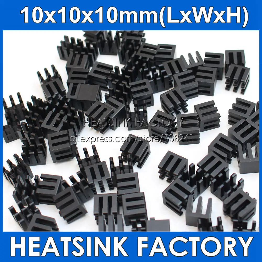 Радиатор из чистого алюминия для электронного 3D принтера Raspberry pi 10 шт.|Кулеры и