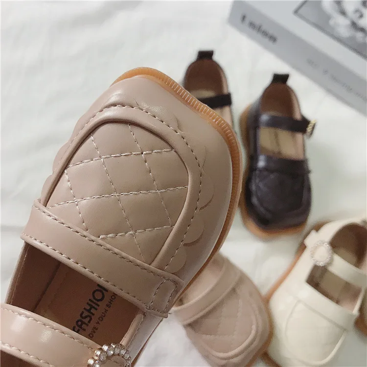 

High Quality Girls Shoes Autumn Spring Solid Color Fashion Casual Children Boys Soft-soled Baby PU Shoes Children Leather Shoes