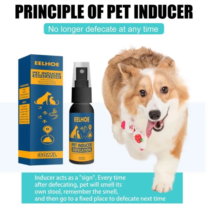30ml Defecation Inducing Spray Pet Dog Inducer Toilet Training Puppy Positioning Potty Healthy |
