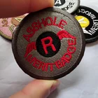 Армейский мудак, заслуженный медаль Honor, тактический армейский значок, военные нашивки с петлей, повязка на руку, тканевые наклейки, аппликации