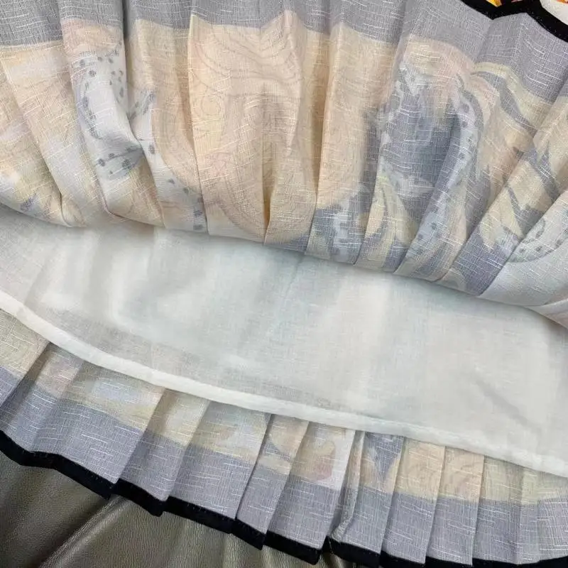 

Designer new summer 2021 children's clothing girls suit children's print two-piece short-sleeved skirt summer fashionable hot st