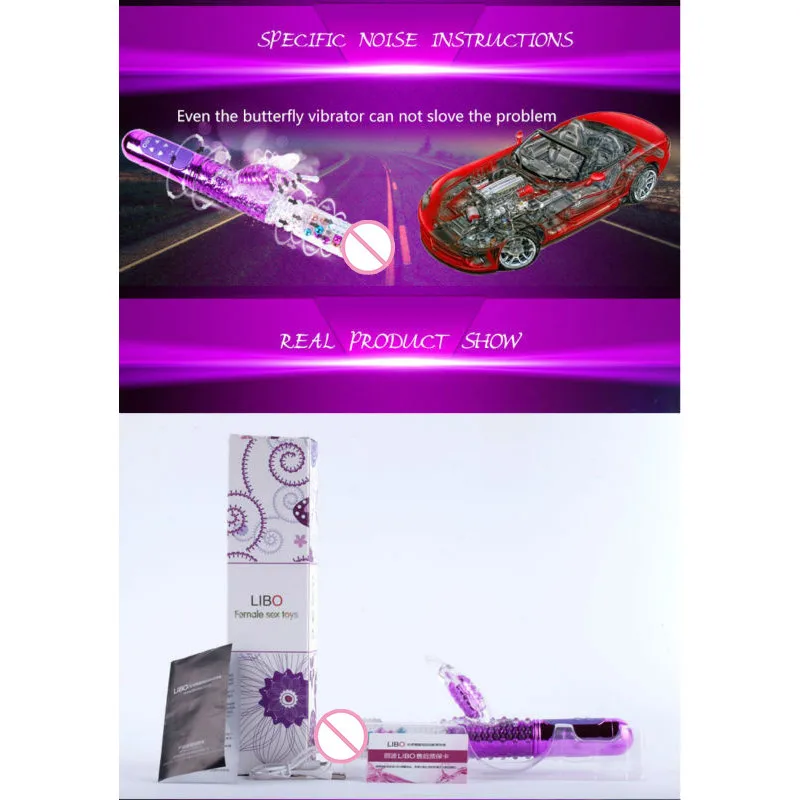 LIBO счастливые вибраторы для женщин Волшебная палочка массажер вибратор