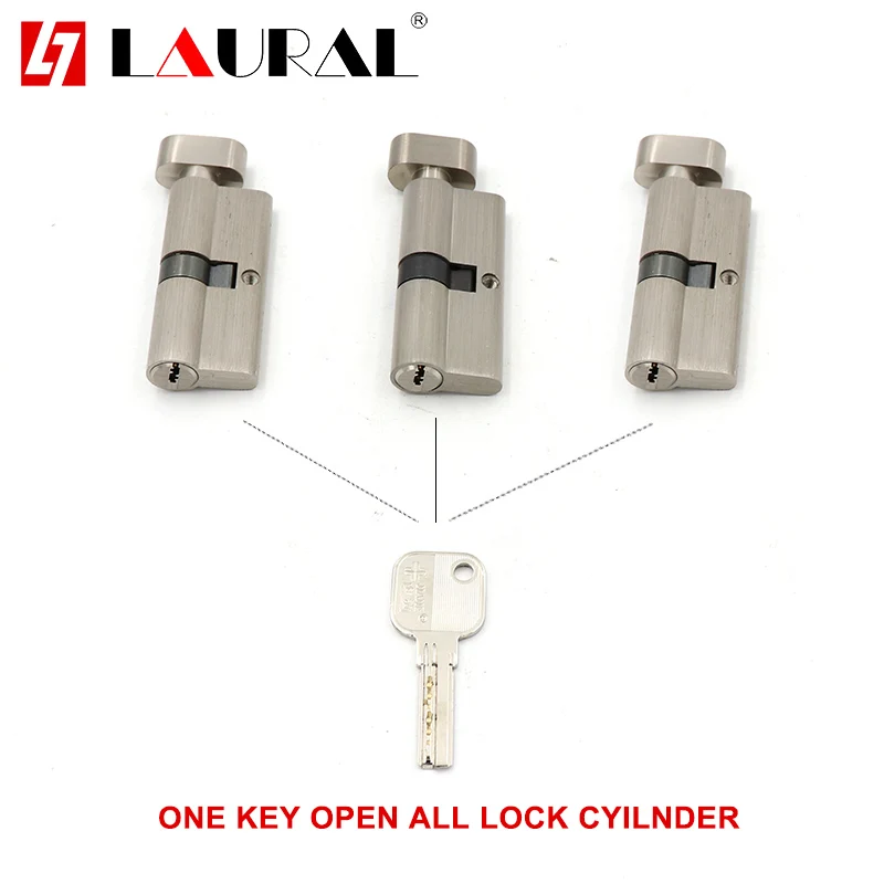 

Same Master Key For All Cylinder 55 60 65 70 75 80 85 90 Security Copper Lock Cylinder Bedroom Living Handle Custom key