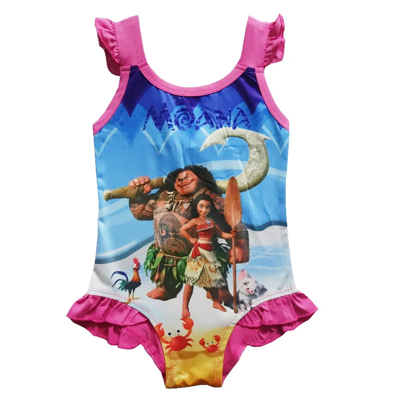 2019 г. платье-бикини для девочек от 4 до 12 лет один предмет летние купальные костюмы