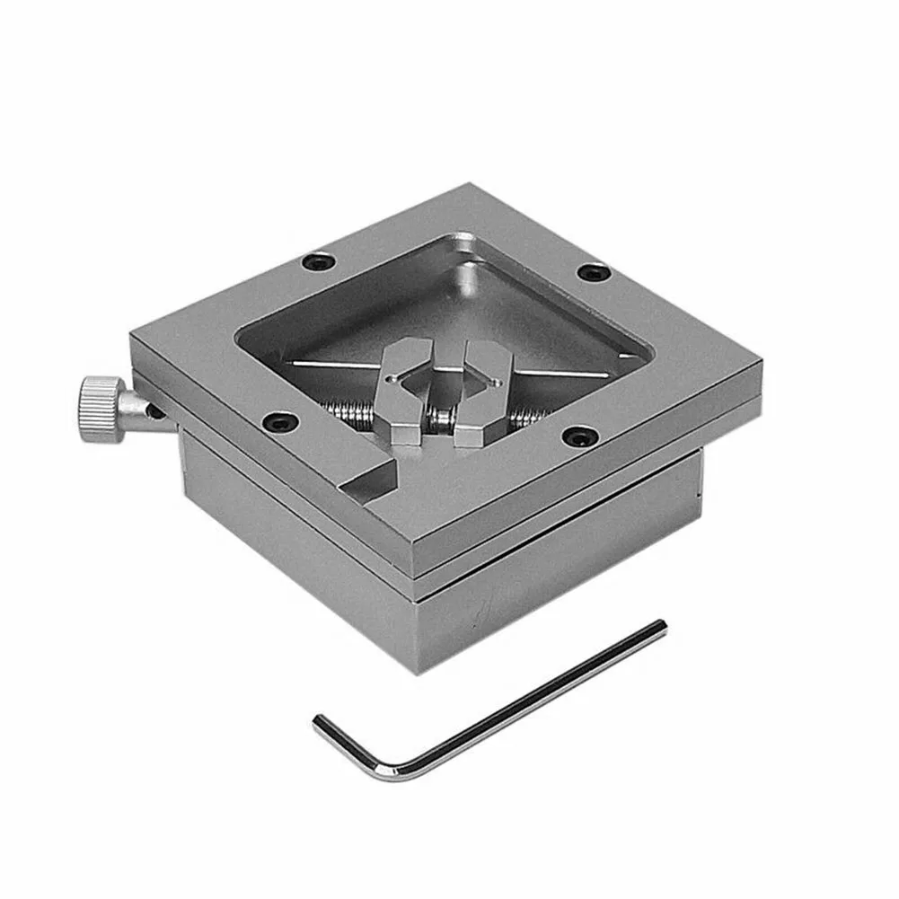 

90x90mm Fixture Jig Manual Durable Stencil Clamp Directly Heated Reballing Station Repair Tool Template Holder With Slider
