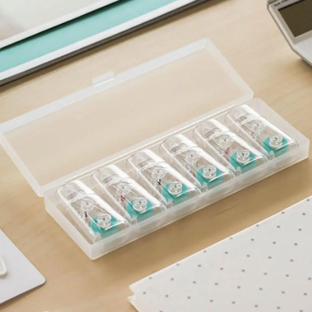 6 цветов двусторонние клейкие точки скользящий ролик постоянный клейкий