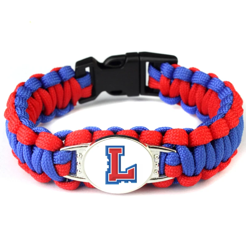 Подвеска браслет CSKA с логотипом KHL команды Москвы из Паракорда на открытом