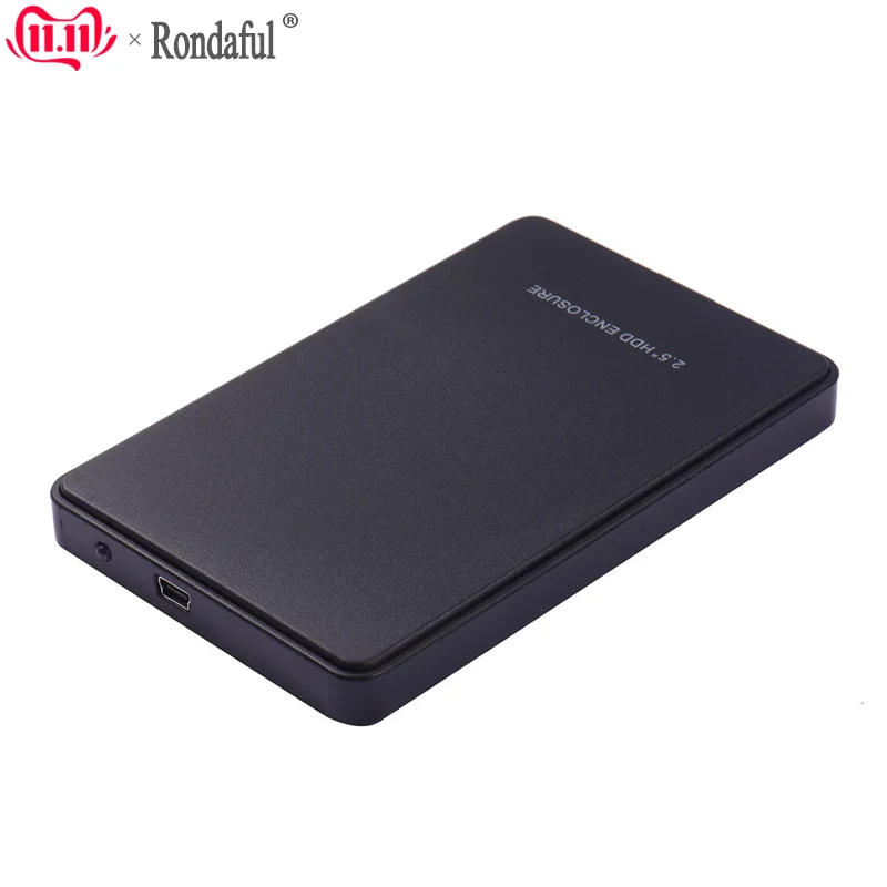 USB 2,0 HDD чехол жесткий диск 2,5 дюймов коробка SATA 2 ТБ внешний корпус для жесткого диска мобильный жесткий диск HDD Корпус док-станция для Caddy для ноутбука