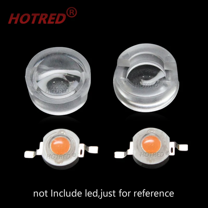 

13mm LED IR Mini Lens 15 30 45 60 90 100 Degree Integrated Holder, 1W 3W 5W Synthetical LED Power Lenses Reflector Collimator