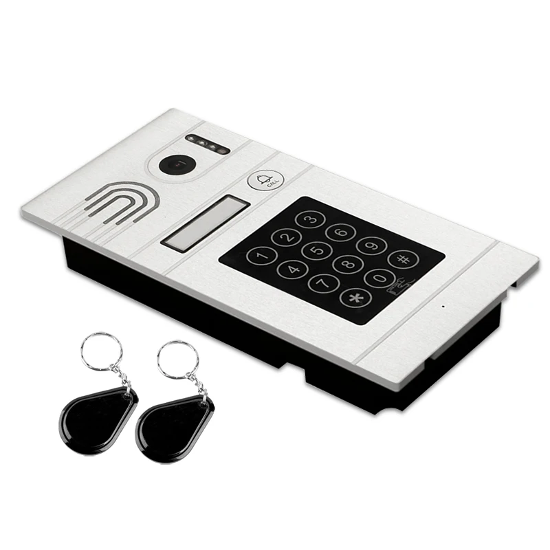 Homefong 7'' 1200TVL 2v2 WiFi Smart Wired Video Door Phone Intercom Door Entry System Doorbell Motion Record Password RFID Card