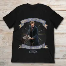 Футболка с фантастическими зверями Newt Scamander Magizoologist|Мужские