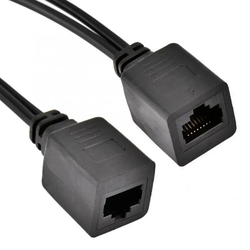 1 пара кабель адаптер POE RJ45 разветвитель для инжектора экранированная лента