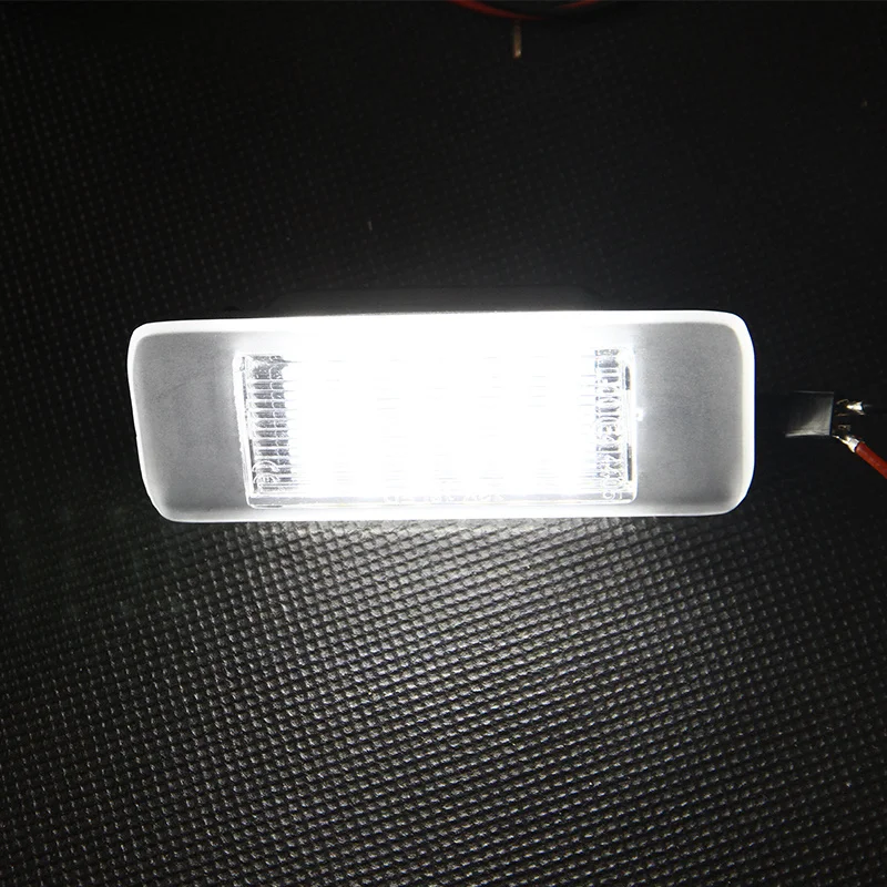 

QCDIN 1Pair Car LED Number License Plate Lights 12V 6000K For Chevrolet Tahoe Suburban Chevy Malibu For Cadillac Escalade