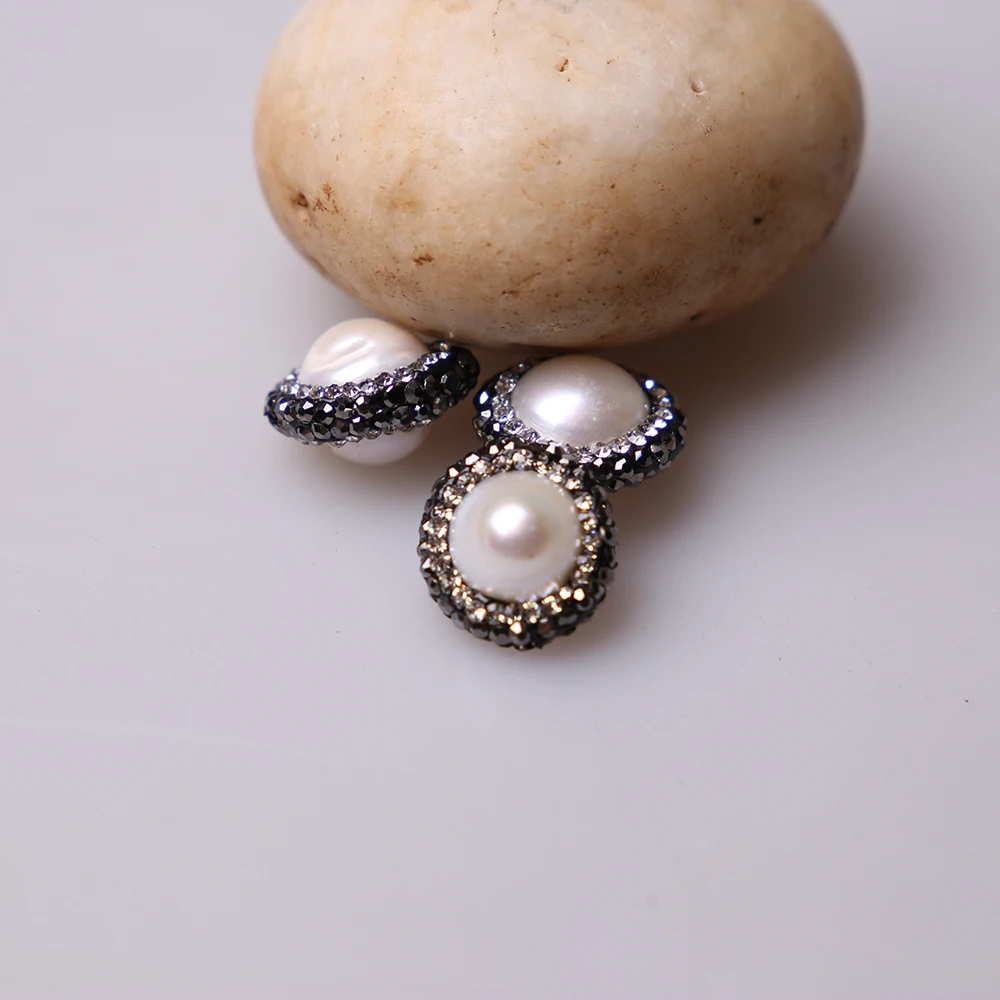 5 шт. соединительные бусины из натурального пресноводного жемчуга|Бусины| |