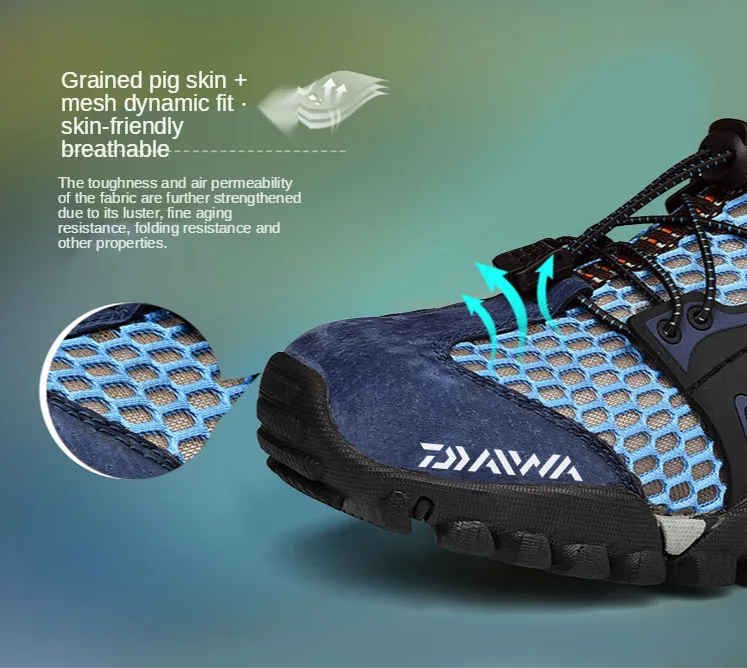 

2021 Daiwa Fishing Water Shoes Men Beach Outdoor Wading Shoes Climbing Shoes Surf Woman Quick-Drying Dawa Fishing Shoes