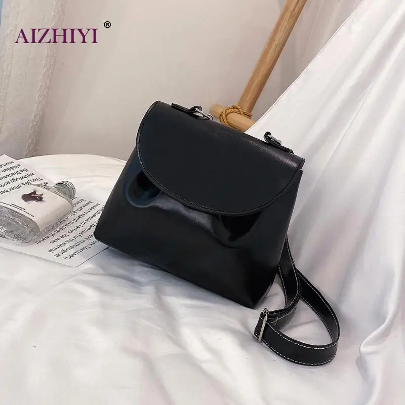 

Women Wide PU Leather Leisure Crossbody Bags Female Fashion Pure Color Shoulder Messenger Handbag