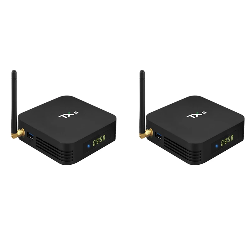 ТВ-приставка TX6 Android 9 0 4 + 32G Wifi четырехъядерный 2 4G/5G Dual WiFi USB 3 BT 1 4K телеприставка