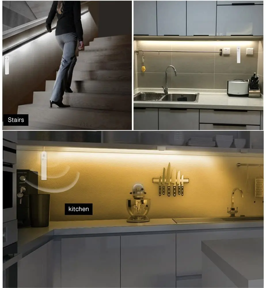 Светодиодный светильник с датчиком движения беспроводная светодиодная