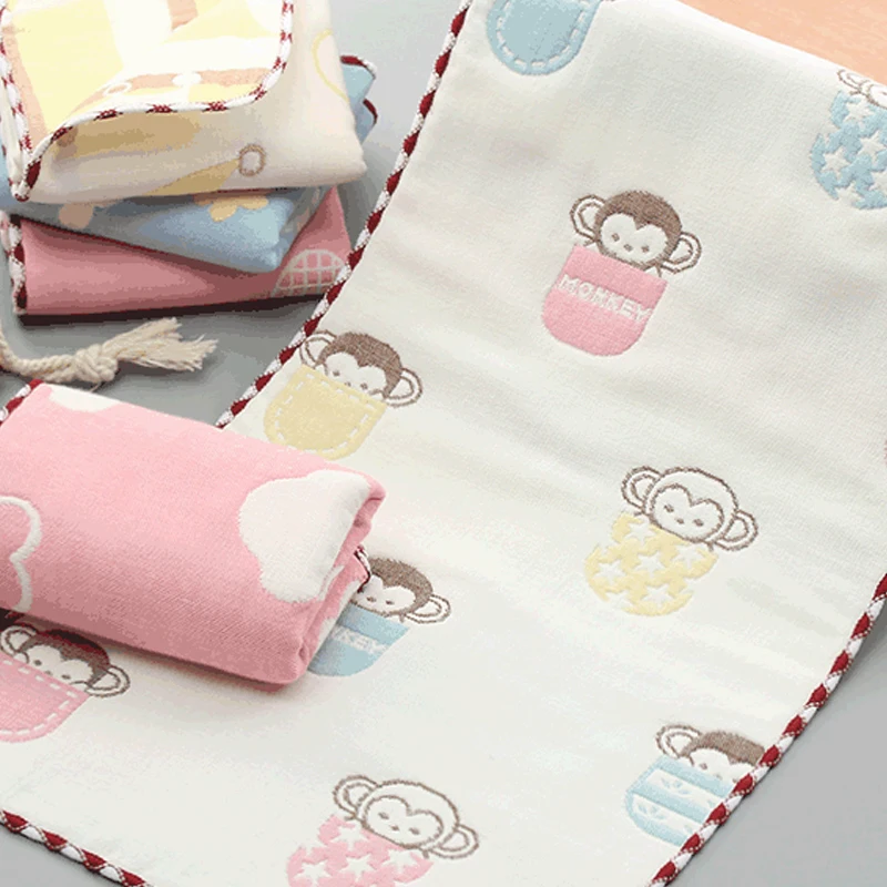 Квадратное детское полотенце из чистого хлопка детские полотенца для лица