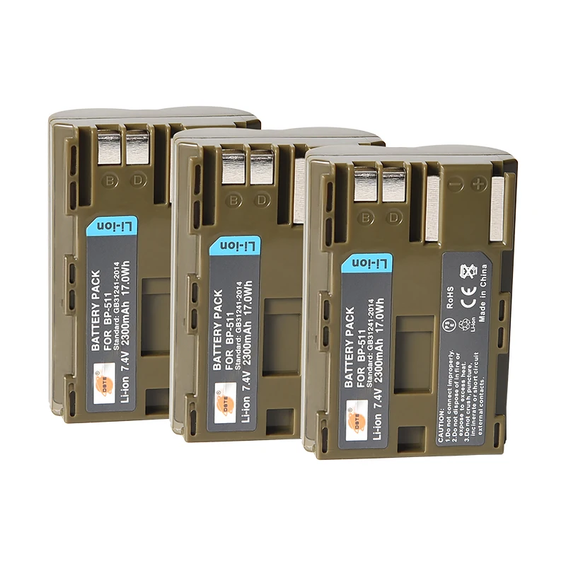 3 шт. зарядное устройство для камеры Canon 20D 30D 40D 50D MV 30i 2300 300i ZR20 25MC 7 4 мАч 300 в|Цифровые
