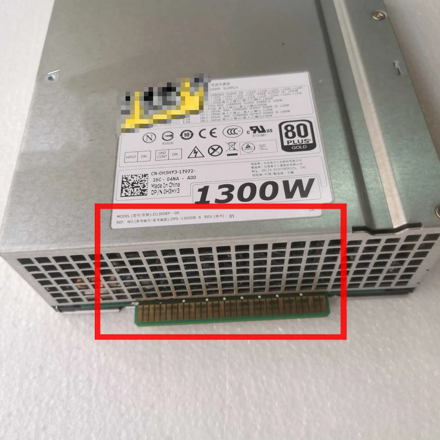 D1300EF-00 H3HY3 D1300EF-01 MF4N5 D1300EF-02 V5K16 для DELL T7600 T7810 T7910 источник питания рабочей станции