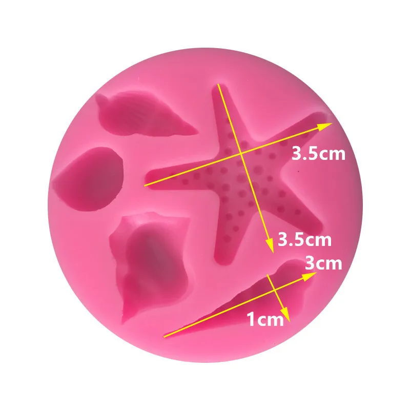 Морская тематика-форма для литья под давлением Раковина звезда форма