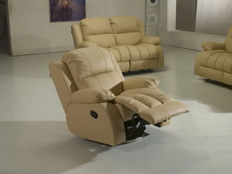 

Living Room Chair cadeira poltrona genuine leather chair sillas fauteuil silla sillon rocking manual recliner rotated armchair