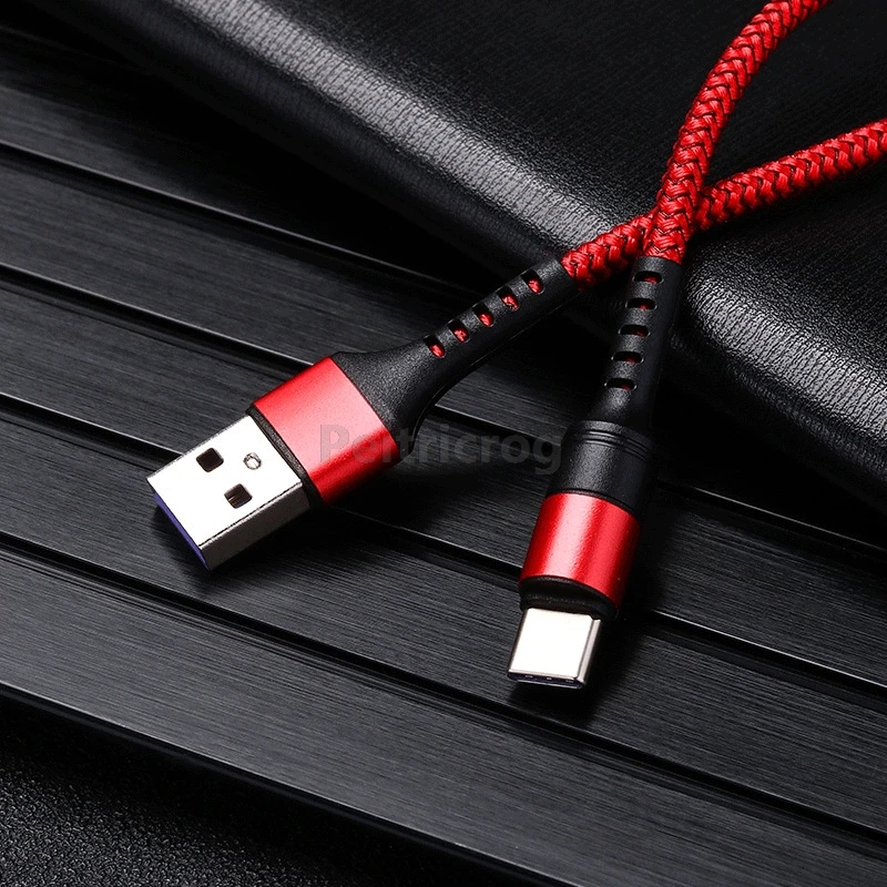 Кабель USB Type C с оплеткой 5 А|Кабели для мобильных телефонов| |
