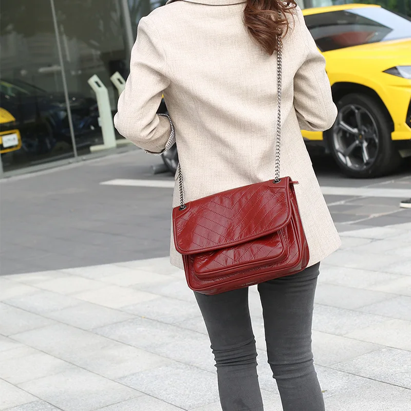 

Bag handbags 2020 autumn and winter new chain bag poplar forest retro messenger bag shoulder messenger wandering bag