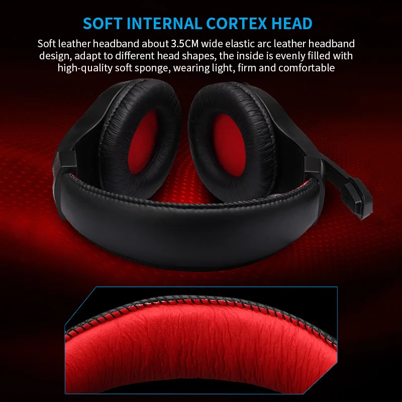 Игровая гарнитура наушники проводные для геймеров стерео звуковые с микрофоном