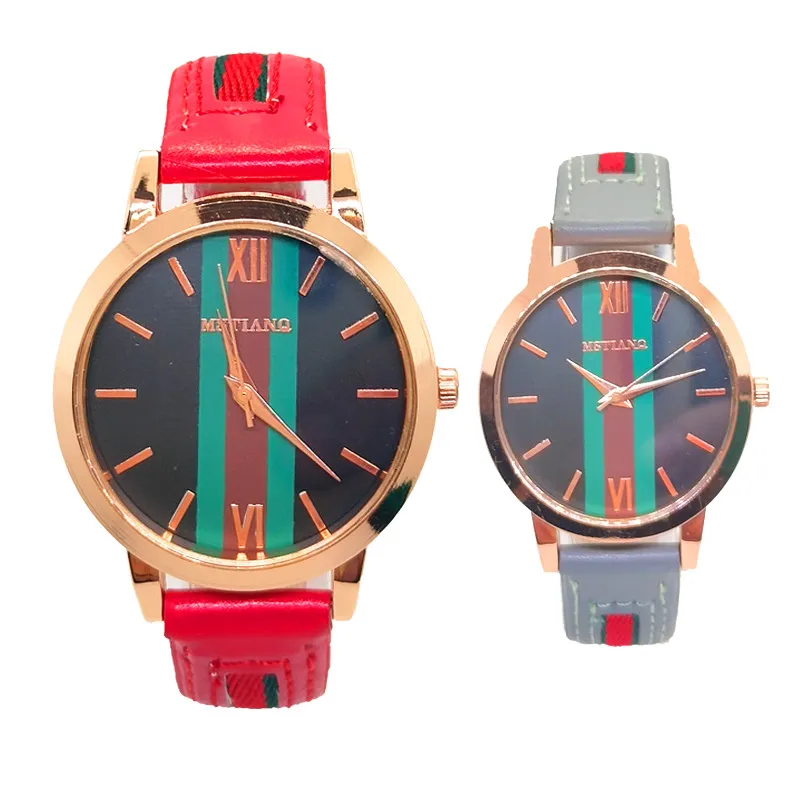 4 цвета модные элегантные женские часы роскошный браслет повседневный кожаный