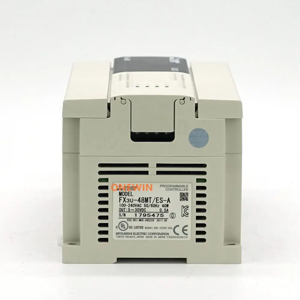 Новый и оригинальный FX семейный PLC контроллер FX3U 48MT/ES программируемые