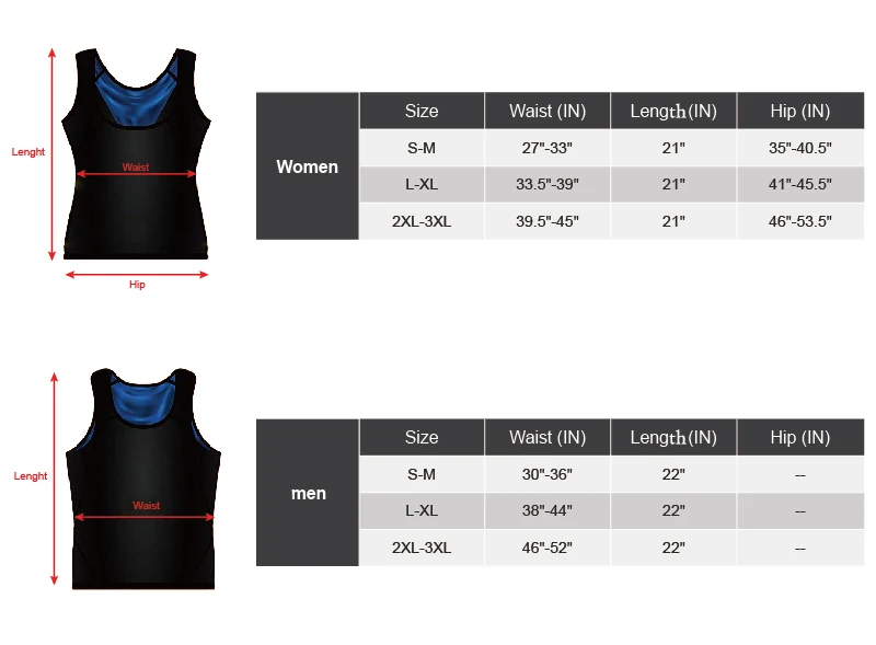 Жилет для коррекции фигуры мужчин и женщин|Футболки тренировок| |