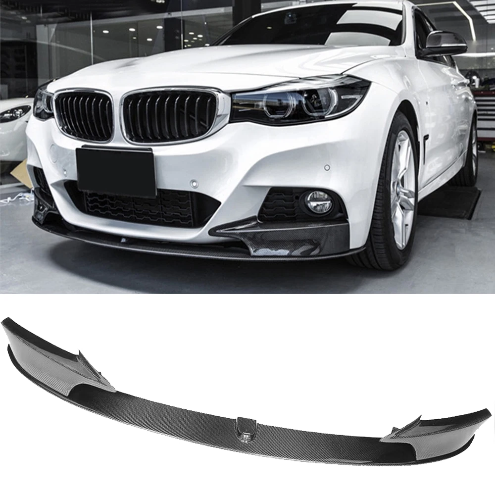 Спойлер для переднего бампера из углеродного волокна BMW 3 Series GT F34 M Sport 4 Door 2014 - 2017