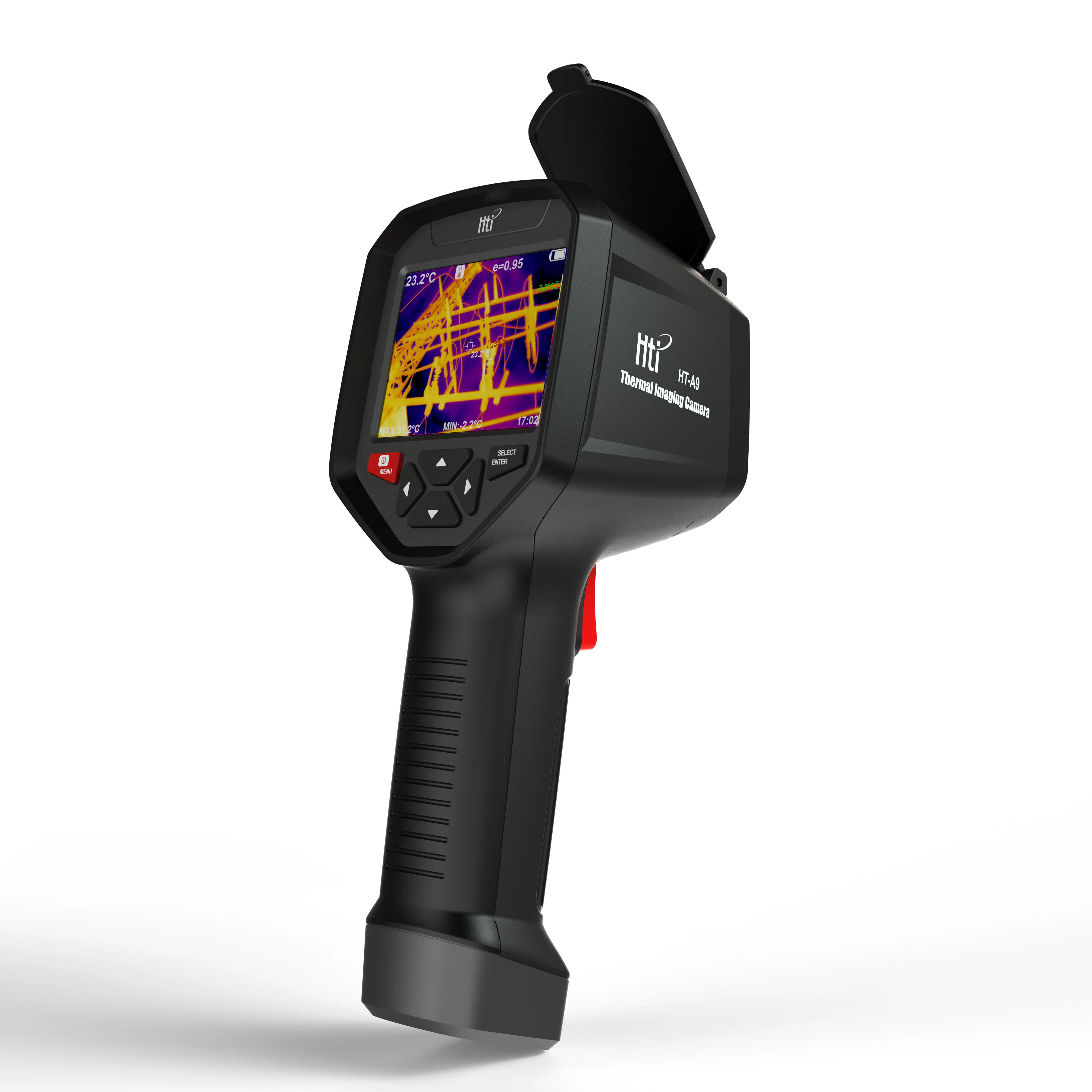 

HTI HT-A9 Hot Seller Long Range Thermal Obm Imaging Camera Industrial Temperature Measuring Measuring TEMP Hydraulic Ce 320*240