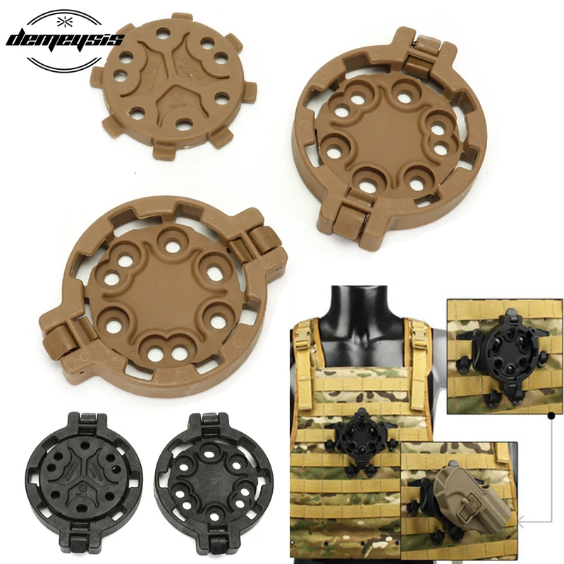 Военная Тактическая кобура Платформа адаптер Быстрое отключение система Molle QD