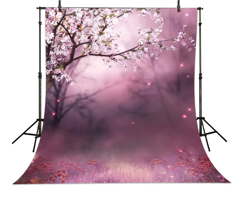 

Beautiful Peach Blossoms photography studio background High quality Computer print wedding photo backdrop