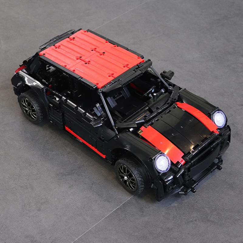 

Конструктор 23020 гоночный автомобиль, совместимый с MOC Cooper, развивающие игрушки для мальчиков на день рождения, подарки на день Святого Вален...