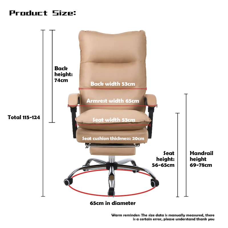 Home Computer Chair Sofa Seat Office Comfortable Sedentary Boss Racing chair | Chairs