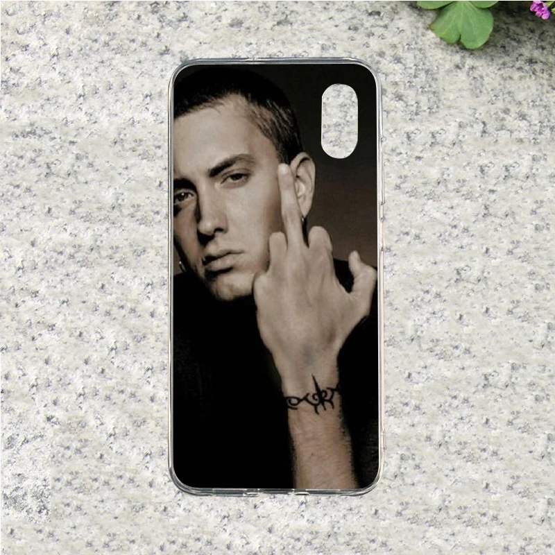 NO.10 В стиле «хип-хоп», реперские кепки Эминем чехол для телефона для Xiaomi redmi 4A 4X4 pro 5 5A 6A 6X6 pro для redmi Note 2 3 4X5 5A 5 pro 6 из мягкой PU искусственной кожи в виде ракушки - Цвет: NO.10