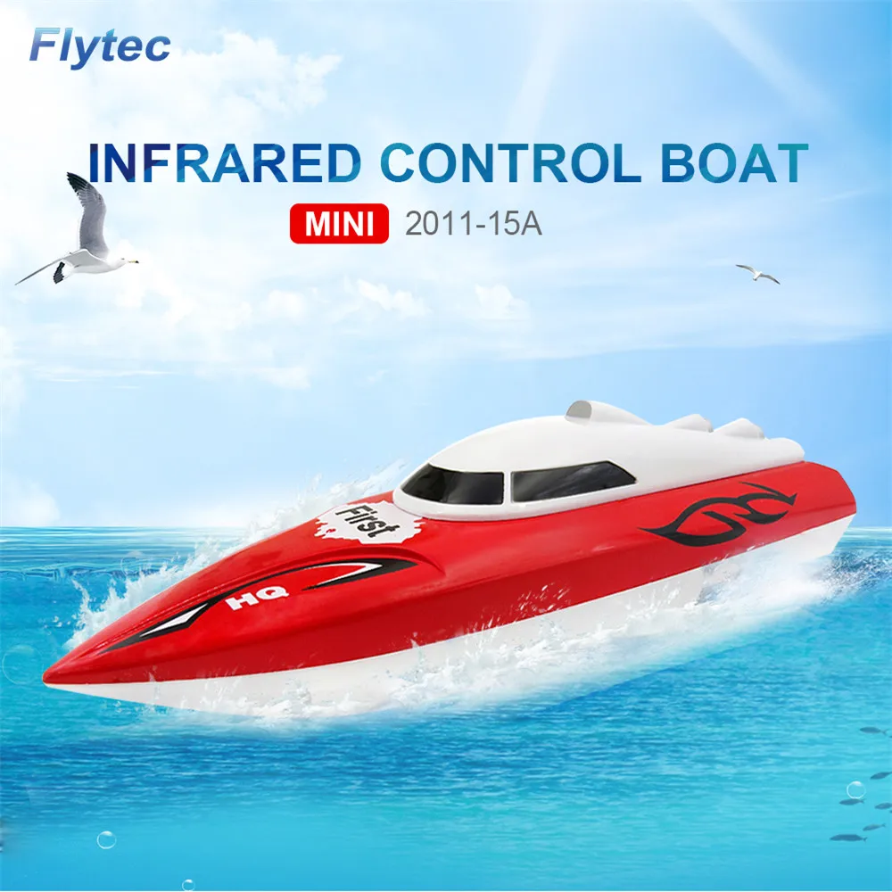 Flytec 2011-15A 24 см 40 Гц мотор с водным охлаждением RC Мини лодка беспроводной гоночный быстрый корабль для уличные детские игрушки